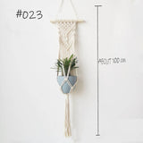 Hot sales 100% handmade macrame plant hanger flower /pot hanger for wall decoration countyard garden