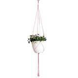 1pc Large-sized  Plant Hanger Basket  Handmade Rope Pots Holder Fine Hemp Rope Net Flower Pot Plant Lanyard