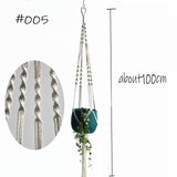 Hot sales 100% handmade macrame plant hanger flower /pot hanger for wall decoration countyard garden